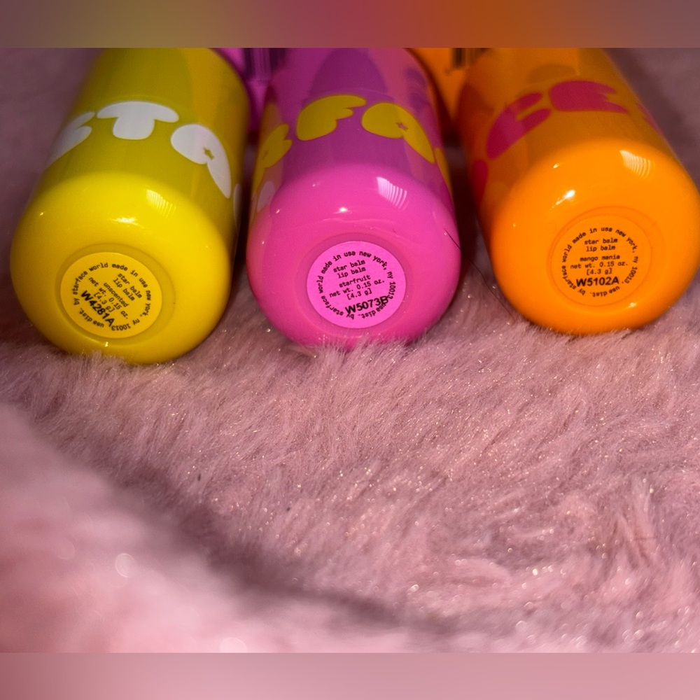 Starface Star Balm lip balms x3 - Picture 3 of 3